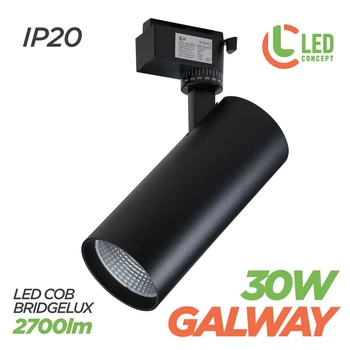 Трековий свiтильник LED GALWAY 30W 4200K BK