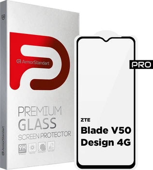 Защитное стекло ArmorStandart Pro для смартфона ZTE Blade V50 Design 4G Black (ARM70680)