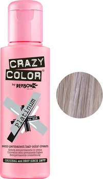 Тинт-краска для волос Crazy Color by Renbow Semi Permanent Color №28 платиновый 100 мл (5035832020273)