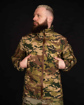 Тактична куртка SoftShell "Кіборг" - мультикам XL