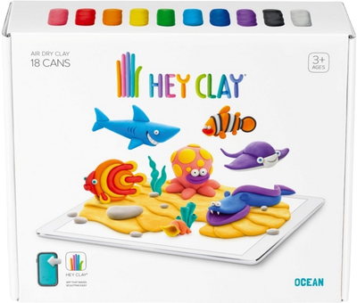 Пластична маса для ліплення TM Toys Hey Clay Океан (5904754600361)