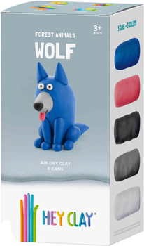 Пластична маса для ліплення TM Toys Hey Clay Вовк (5904754600262)