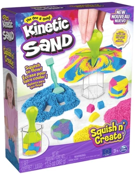 Кінетичний пісок Kinetic Sand Розчавлюй та створюй 382 г (0778988348109)