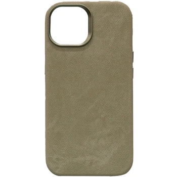 Чехол для Apple iPhone 14 (6.1") Epik Denim Magsafe Series Olive