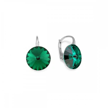 Срібні сережки Spark зі Swarovski Sweet Candy K112212EM