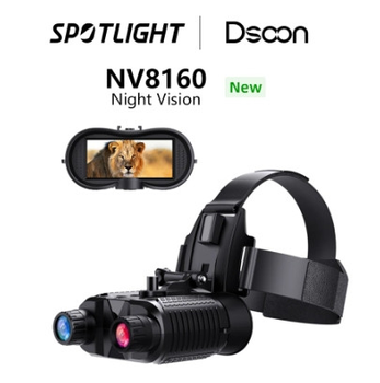 Бинокуляр ночного видения Dsoon NV8160 + крепление на голову + кронштейн FMA L4G24 на шлем + карта 64Гб Черный (Kali) KL313