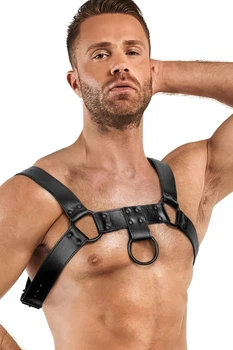 Портупея Bedroom Fantasies Bruno Chest Bulldog Harness Черная One Size