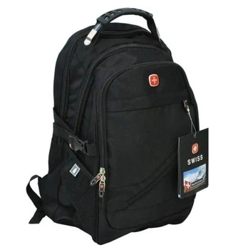 Прочный городской рюкзак SwissGear Bag 8810 33л водоотталкивающий с дождевиком и аудиопортом AUX и USB