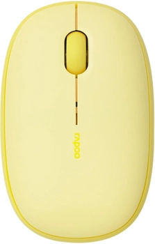 Myszka Rapoo M660 Silent Wireless Żółta (6940056143822)