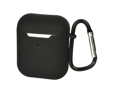 Футляр для наушников Airpods 1/2 With Lock Черный