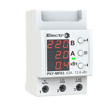 Мультифункціональне реле ElectrO РКУ-MF63 63А 230В (RКUMF63)