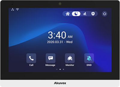SIP-відеодомофон Akuvox C319A 10" на Android з камерою Wi-Fi та Bluetooth (6933964802097)