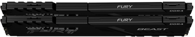 Оперативна пам'ять Kingston Fury DDR4-3600 16384 MB PC4-28800 (Kit of 2x8192) Beast Black (KF436C17BBK2/16)
