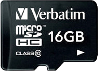 Карта пам'яті Verbatim Premium MicroSDHC 16 GB Class 10 (23942440109)