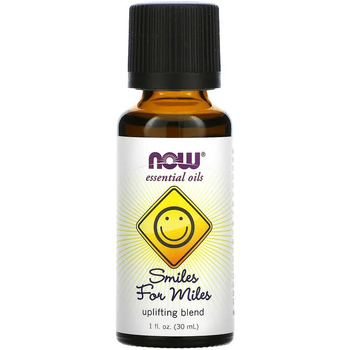 Эфирное масло для поднятия настроения NOW Foods, Essential Oils "Smiles for Miles" (30 мл)
