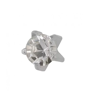 Серьги-иглы для прокола ушей Studex крапан R-104W Хрусталь