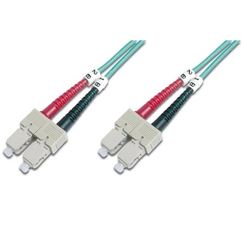 Оптичний патч-корд DIGITUS DK-2522-01/3 SC/UPC-SC/UPC 50/125 MM OM3 duplex 1м