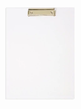 Планшет с прижимом Clipboard, А4, картонный, PP-покрытие, белый (452\07)