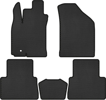 EVA коврики EVAtech в салон авто для Chevrolet Lacetti 2002+ 1 поколение Htb EU 5 шт Black (CT32337CV5RBB)