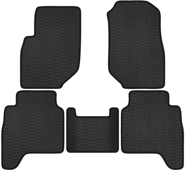 EVA килимки EVAtech в салон авто для Hyundai Terracan 2001-2007 1 покоління SUV EU 5 шт Black (HY2957CB5RBB)