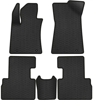 EVA коврики EVAtech в салон авто для MG ZS EV 2018+ 1 поколение SUV EU 5 шт Black (MG44007C5MG4RBB)