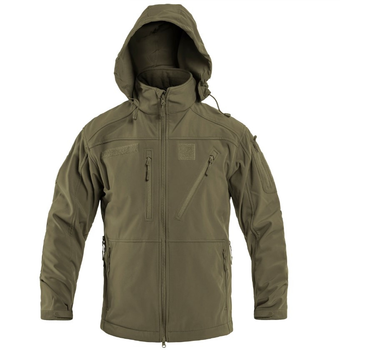 Тактическая куртка Mil-Tec SOFTSHELL JACKET SCU OLIVE 10864012 - M