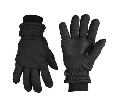 Черные зимние перчатки Mil-Tec Thinsulate Black 12530002-S