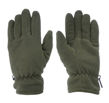 Флисовые перчатки Thinsulate оливковые Mil-tec 12534001-XL