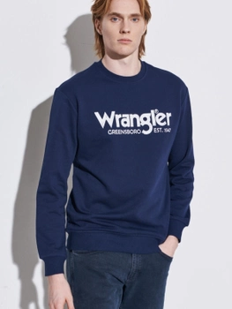 Свитшот мужской Wrangler W212025 L Синий (8682344277847)