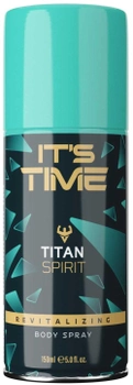 Дезодорант для тіла It's Time Titan Spirit спрей 150 мл (5060648120336)