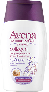Лосьйон для тіла Instituto Espanol Avena Collagen відновлюючий з колагеном та екстрактом равлика 100 мл (8411047142141)