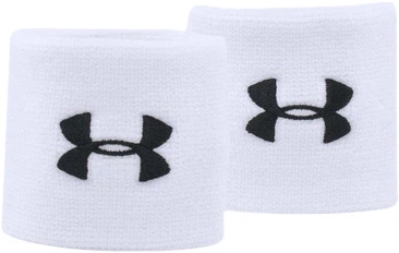 Напульсники Under Armour UA Performance Wristbands-WHT чоловічі UNI Білі (1276991-100) (889362320090)