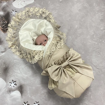 Конверт-ковдра на виписку Baby 90х90 см бежевий