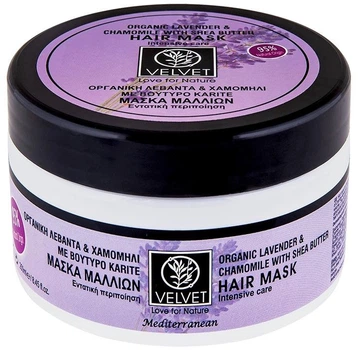 Маска для волос Velvet Organic Lavender & Chamomile Интенсивный уход 250 мл (5203899803003)