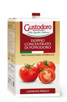 GUSTODORO ПОДВІЙНИЙ КОНЦЕНТРАТ ТОМАТНОЇ ПАСТИ 28-30% (ІТАЛІЯ)