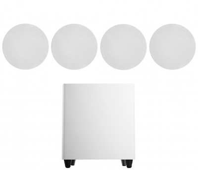 Акустический комплект SKY SOUND SUBT-10W/FLC-6,5 (2*40Вт) WHITE (7259023)