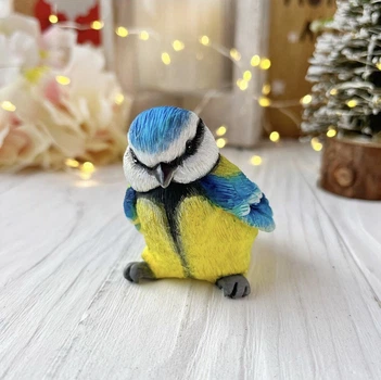 Силіконовий молд синичка 3 3д 6см