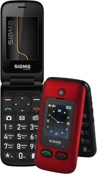 Мобильный телефон Sigma mobile Comfort 50 Shell DUO Type-C Red-Black (4827798212516)