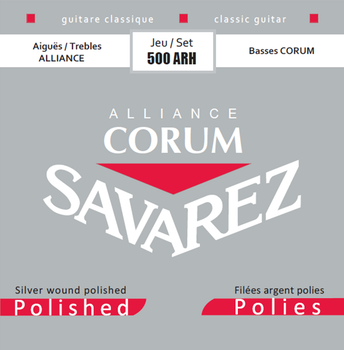 Струны для классической гитары Savarez Corum Alliance 500ARH Standart Tension (Polished) (R114385)