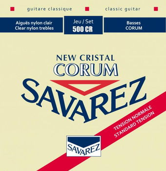 Струны для классической гитары Savarez Corum New Cristal 500CR Standart Tension (R116547)