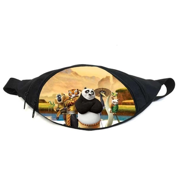 Поясная сумка бананка Панда Кунг-фу (GBP03) Gear Bag черная