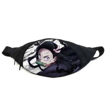 Поясна сумка Бананка Клинок, що розсікає демонів (GBKNY 011) Gear Bag чорна