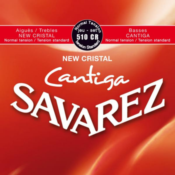 Струны для классической гитары Savarez New Cristal Cantiga 510CR Standart Tension (R119456)