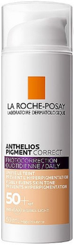 Krem przeciwsłoneczny La Roche-Posay Anthelios Pigment Correct SPF 50+ koloryzujący Light 50 ml (3337875797764)