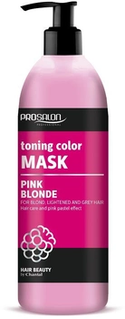 Maska do włosów Chantal Prosalon Toning Color Mask tonująca kolor Pink Blonde 500 g (5900249011926)