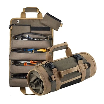 Сумка для инструментов Tool Roll Bag, органайзер для саморезов, шурупов, болтов, ремонт квартиры, авто, Chansin (75363172)