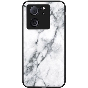 Чохол з малюнком Deexe Gradient Pattern для Xiaomi 13T / 13T Pro - White