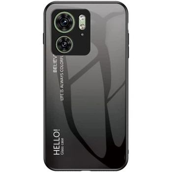 Захисний чохол Deexe Gradient Color для Motorola Edge 40 - Black / Grey
