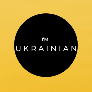 Коврик под мышку круглый (d=20 см) Я Украинец