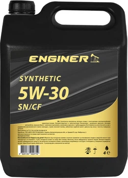 Моторное масло Enginer 5W-30 Synthetic 4 л (4820133022719)